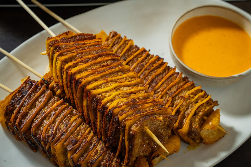 Pinchos de tortilla de chorizo