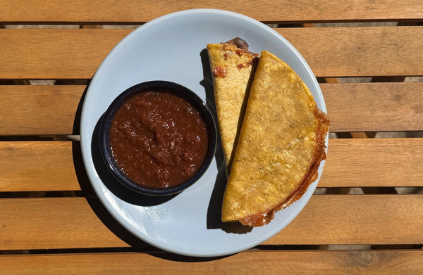 Make Cheesy Black Bean Quesadillas in Minutes