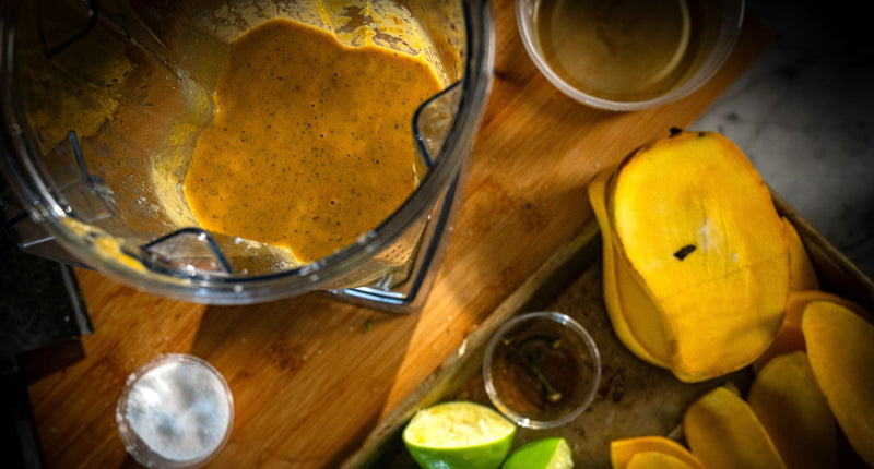 Charred Mango Habanero Salsa 
