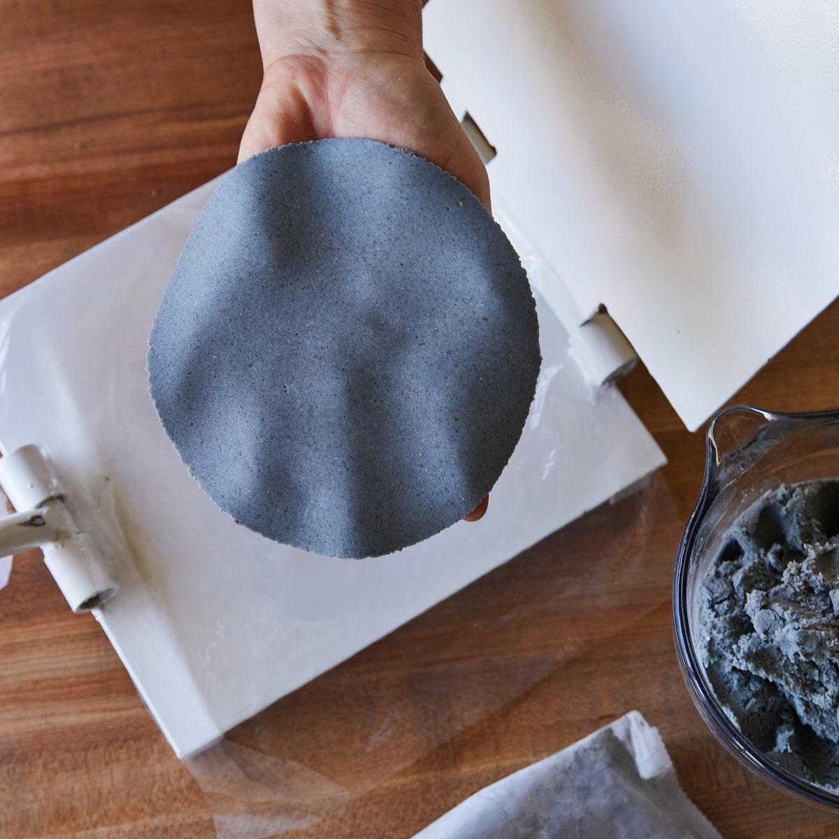 Masa azul para tortillas