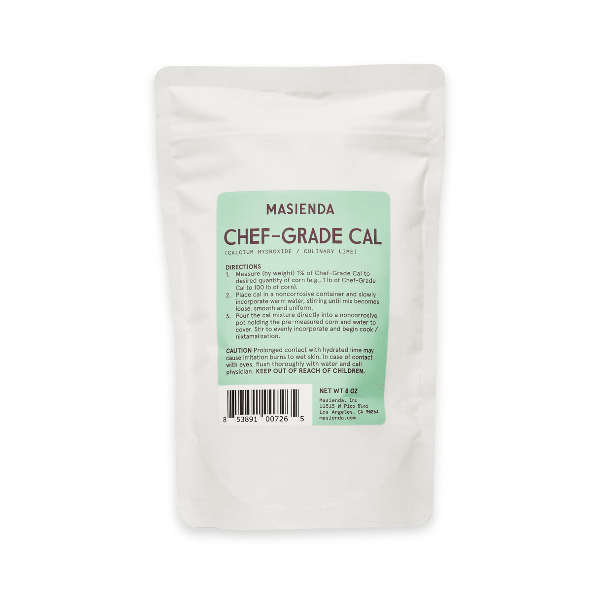 Cal - Calcium Hydroxide | Masienda Cal for Corn Nixtamal