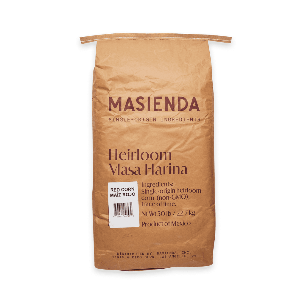Heirloom Masa Flour | Masienda Red Masa Harina | 50 lb