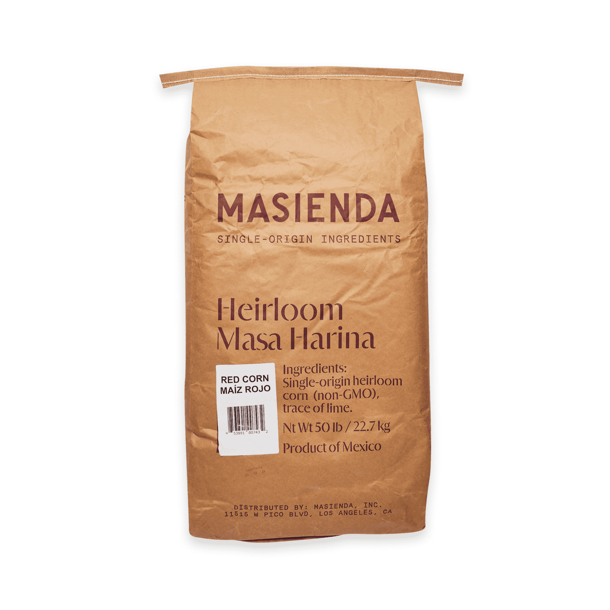 Heirloom Masa Flour | Masienda Red Masa Harina | 50 lb