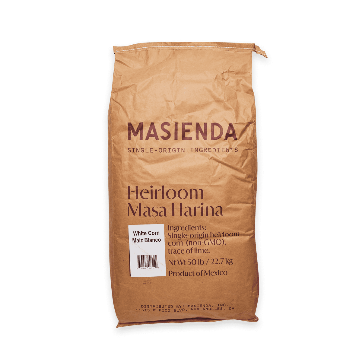 Heirloom Masa Flour | Masienda White Masa Harina | 50 lb