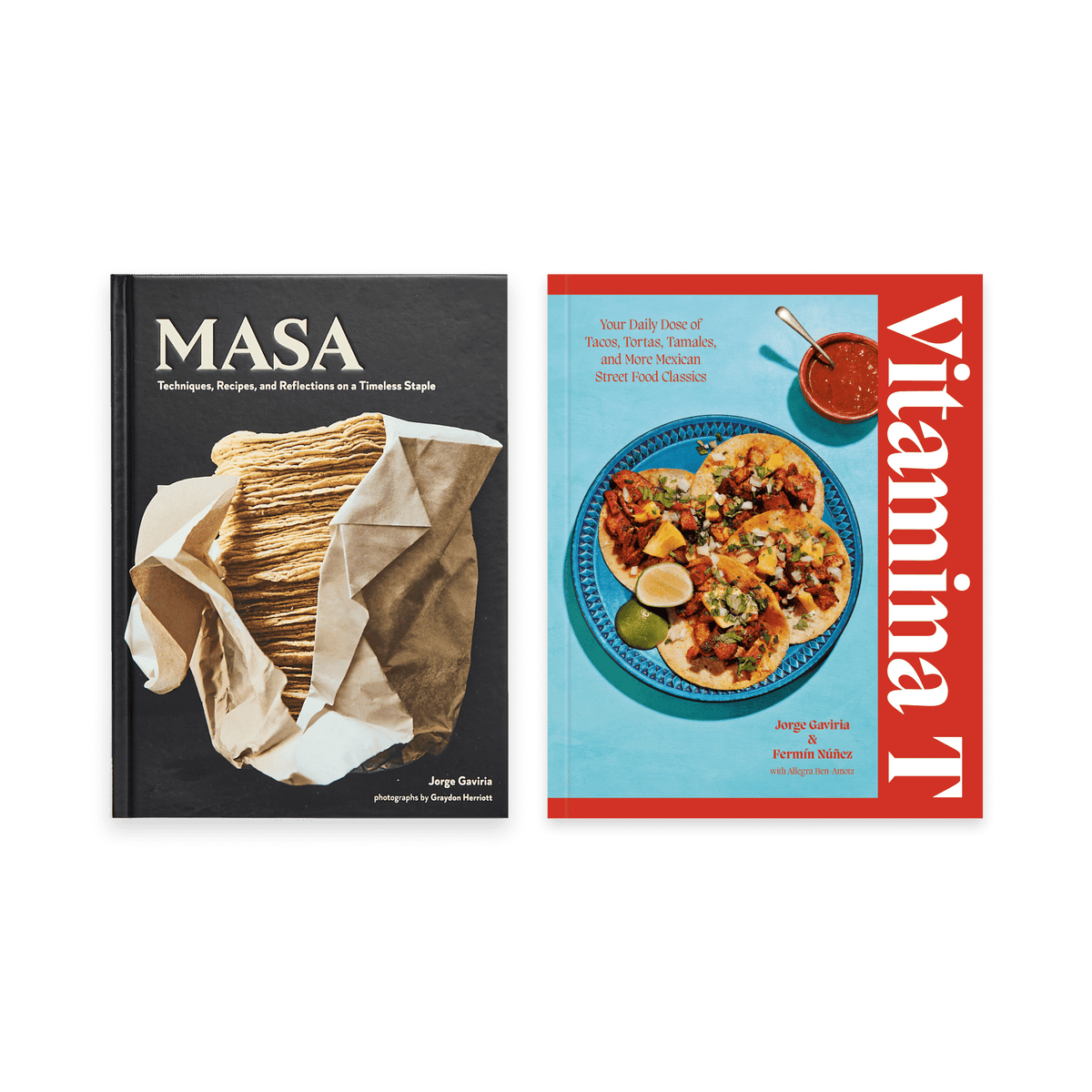 Cookbook Bundle - MASA and Vitamina T - Covers