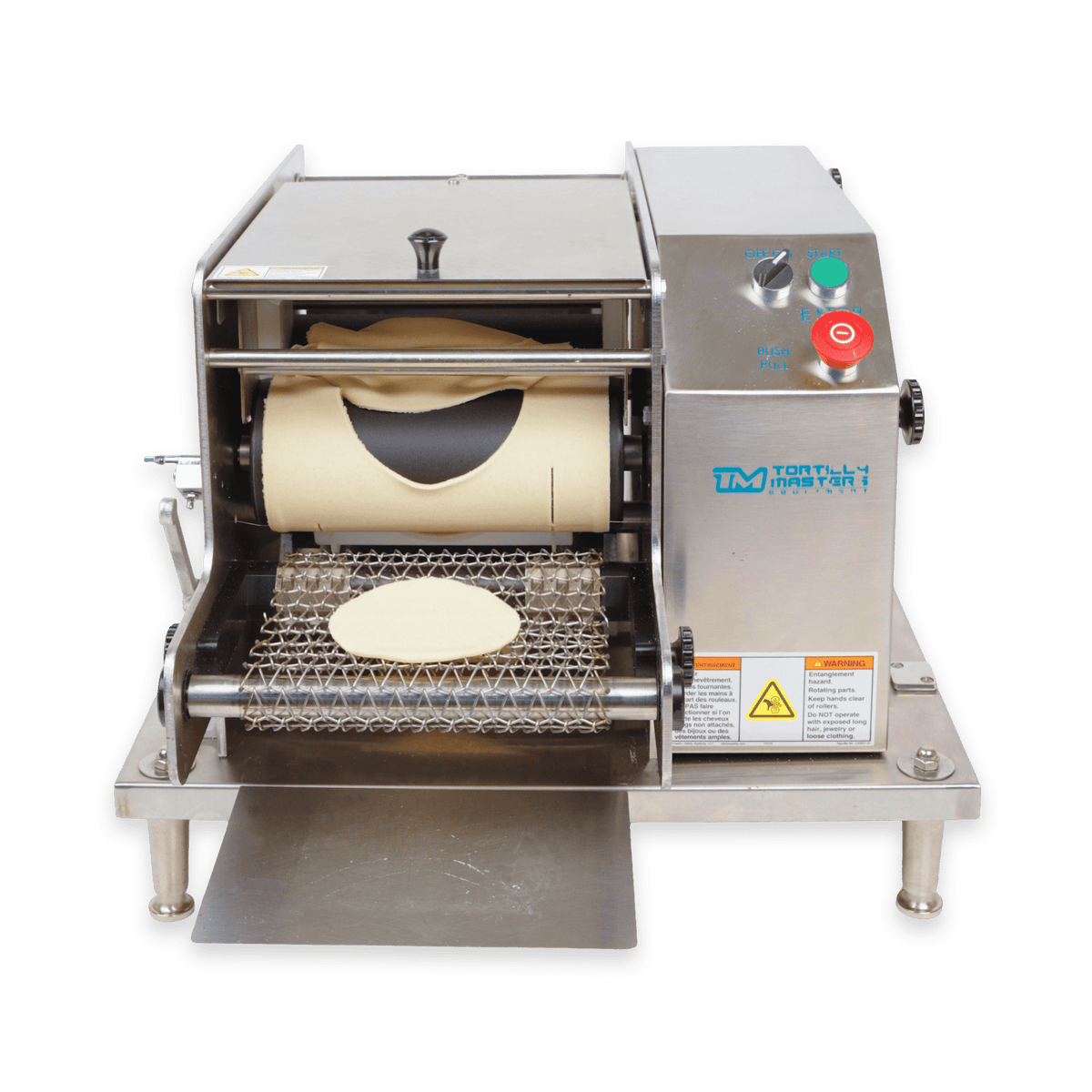Tortilla Masters Ventura Flex TM-105®: Corn Tortilla Machine (Sheeter)