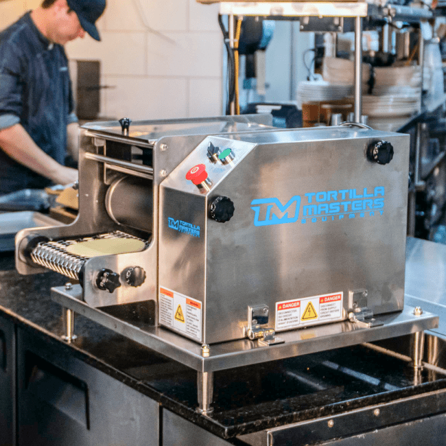 Tortilla Masters Ventura Flex TM-105®: Corn Tortilla Machine (Sheeter)